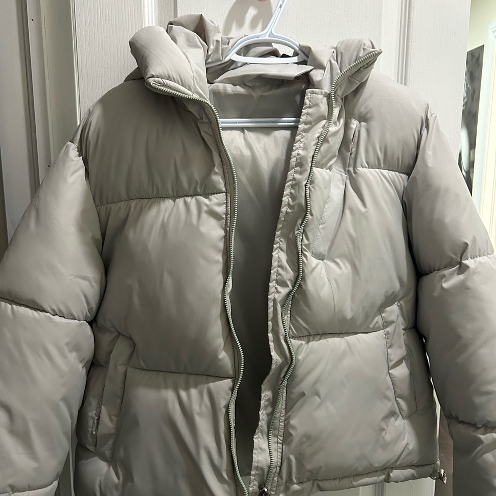 Cream Puffer Jacket